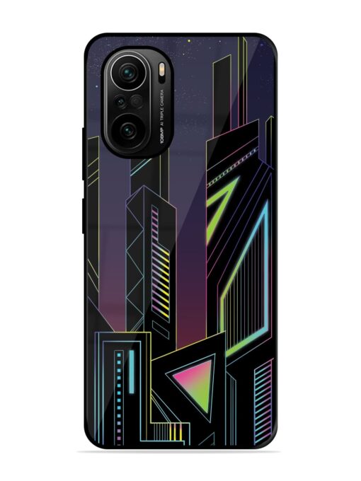 Neon Dreamscape Glossy Metal Phone Cover for Xiaomi Mi 11X Pro (5G) Zapvi