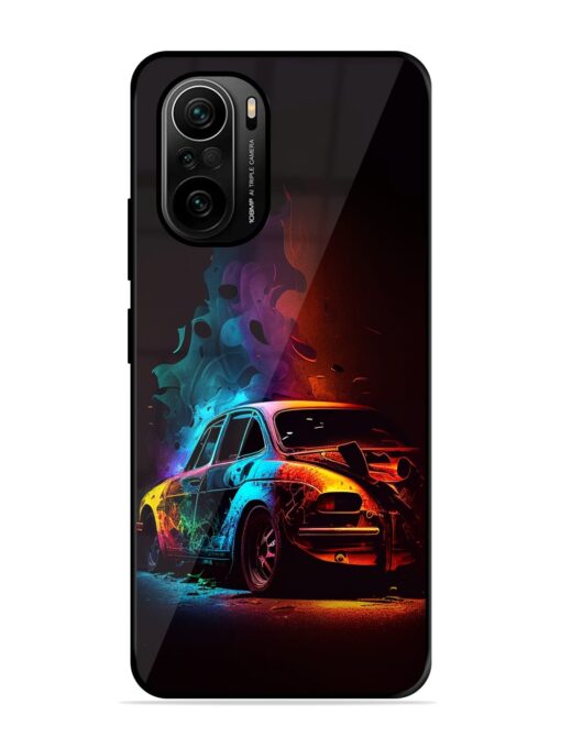 High Classic Car Art Glossy Metal Phone Cover for Xiaomi Mi 11X Pro (5G) Zapvi