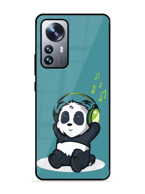 Music Panda Glossy Metal Phone Cover for Xiaomi Mi 12 Pro (5G)