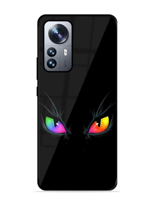 Cat Eyes Glossy Metal Phone Cover for Xiaomi Mi 12 Pro (5G)