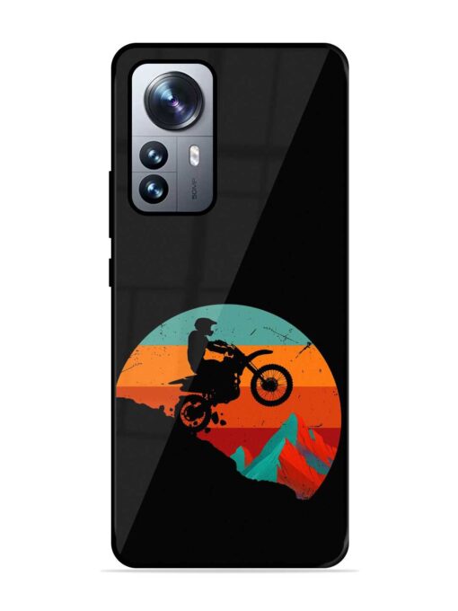 Mountain Bike Glossy Metal Phone Cover for Xiaomi Mi 12 Pro (5G) Zapvi