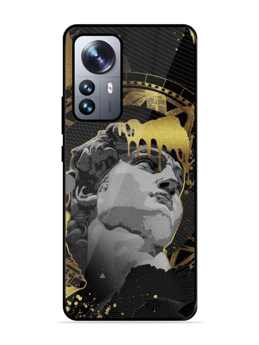 Roman Face Glossy Metal Phone Cover for Xiaomi Mi 12 Pro (5G) Zapvi