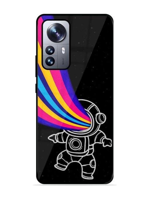 Astronaut Glossy Metal TPU Phone Cover for Xiaomi Mi 12 Pro (5G) Zapvi