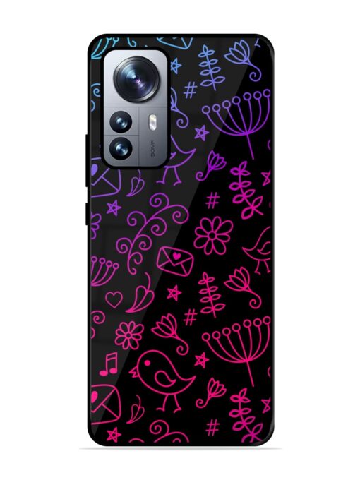 Cool Girly Glossy Metal Phone Cover for Xiaomi Mi 12 Pro (5G) Zapvi