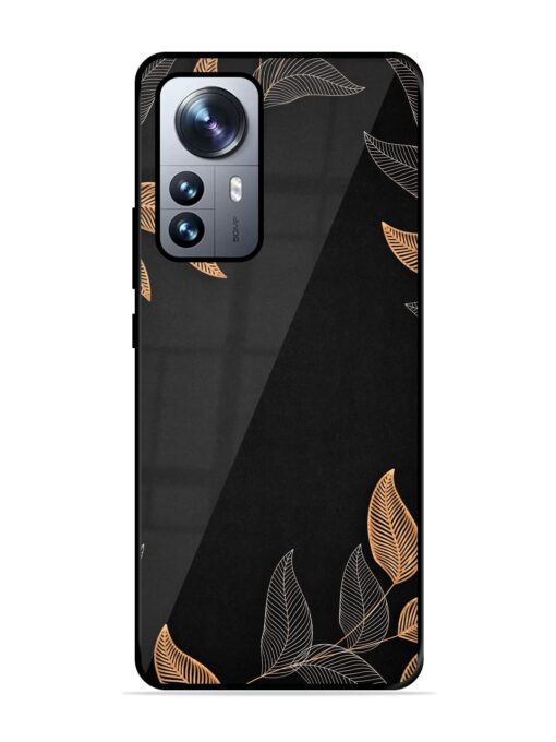 Foliage Art Glossy Metal Phone Cover for Xiaomi Mi 12 Pro (5G) Zapvi