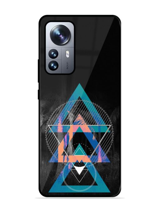 Indie Cross Glossy Metal Phone Cover for Xiaomi Mi 12 Pro (5G) Zapvi