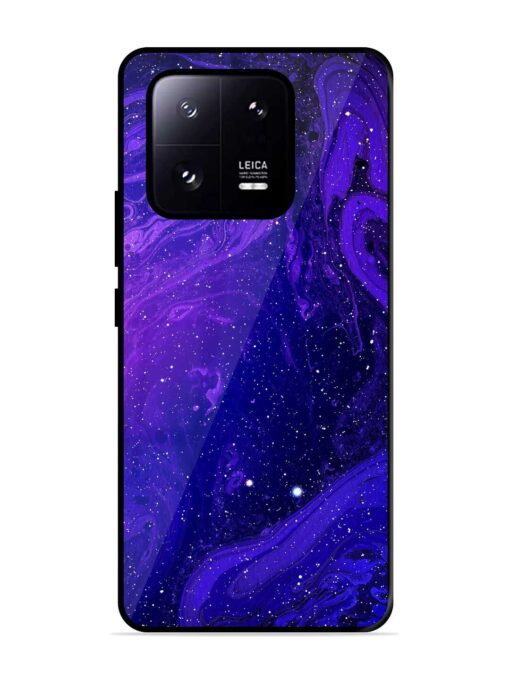 Galaxy Acrylic Abstract Art Glossy Metal Phone Cover for Xiaomi Mi 13 Pro (5G)