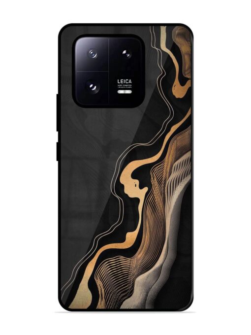 Abstract Art Glossy Metal TPU Phone Cover for Xiaomi Mi 13 Pro (5G) Zapvi