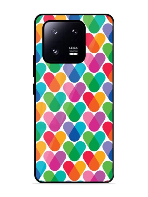 Overlapping Colors Colorful Glossy Metal TPU Phone Cover for Xiaomi Mi 13 Pro (5G) Zapvi