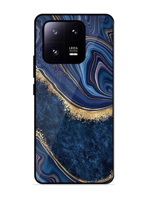 Abstract Background Blue Glossy Metal TPU Phone Cover for Xiaomi Mi 13 Pro (5G) Zapvi