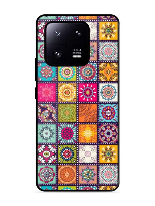 Seamless Pattern Vintage Glossy Metal Phone Cover for Xiaomi Mi 13 Pro (5G) Zapvi