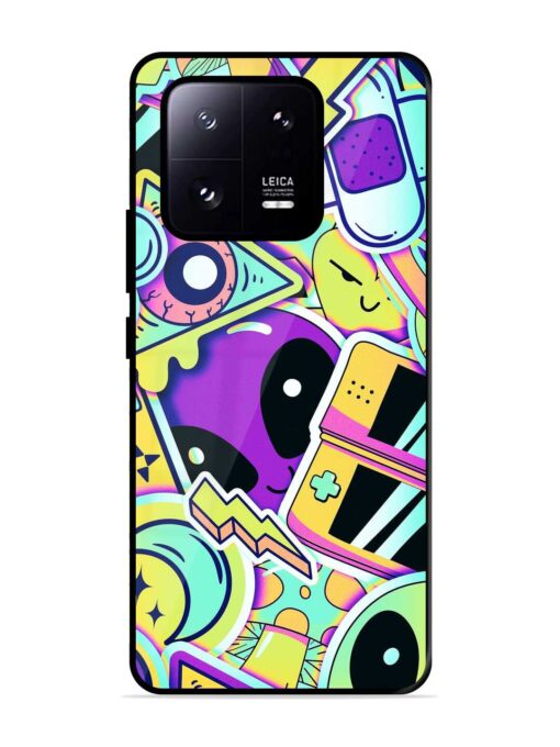 Scratch Art Glossy Metal Phone Cover for Xiaomi Mi 13 Pro (5G) Zapvi