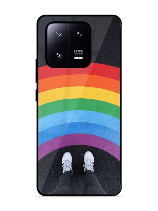 Legs Rainbow Glossy Metal TPU Phone Cover for Xiaomi Mi 13 Pro (5G)