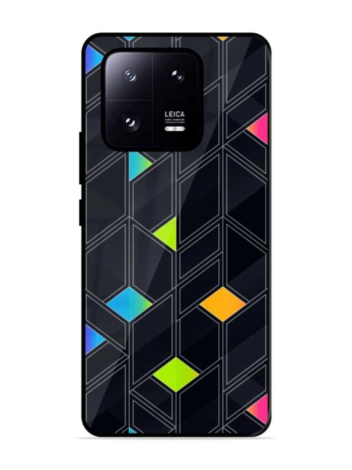 Abstract Mosaic Seamless Glossy Metal Phone Cover for Xiaomi Mi 13 Pro (5G) Zapvi