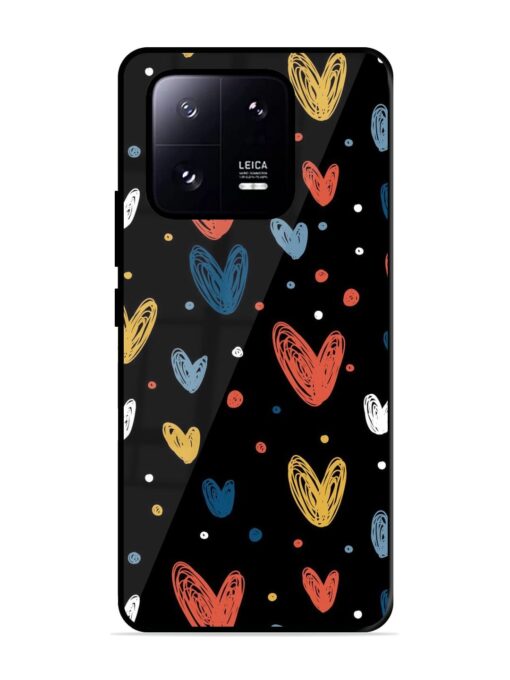 Happy Valentines Day Glossy Metal TPU Phone Cover for Xiaomi Mi 13 Pro (5G) Zapvi