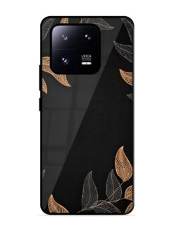 Foliage Art Glossy Metal Phone Cover for Xiaomi Mi 13 Pro (5G)