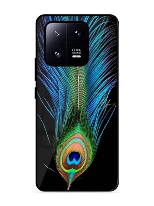 Peacock Feather Glossy Metal TPU Phone Cover for Xiaomi Mi 13 Pro (5G) Zapvi