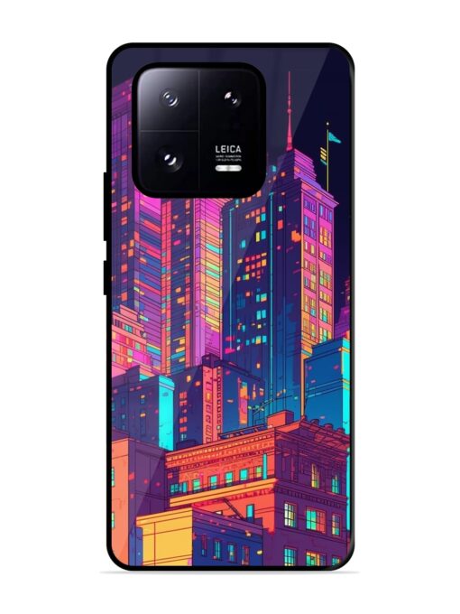 City View Glossy Metal Phone Cover for Xiaomi Mi 13 Pro (5G) Zapvi