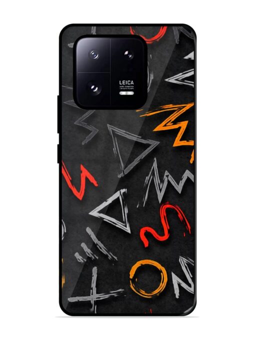 Grungy Graffiti Glossy Metal Phone Cover for Xiaomi Mi 13 Pro (5G) Zapvi