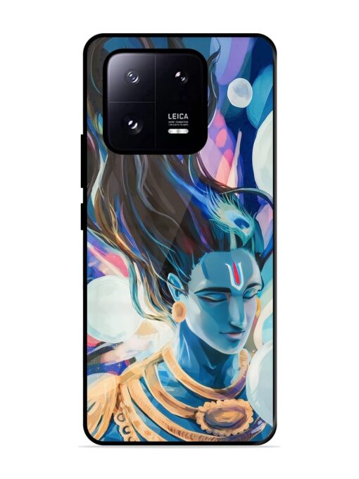 Bhagwan Sri Krishna Glossy Metal Phone Cover for Xiaomi Mi 13 Pro (5G) Zapvi