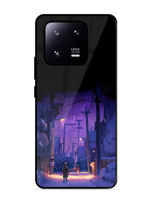 Winter Anime Art Glossy Metal Phone Cover for Xiaomi Mi 13 Pro (5G)