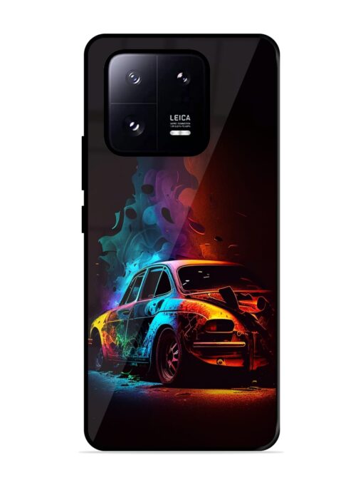 High Classic Car Art Glossy Metal Phone Cover for Xiaomi Mi 13 Pro (5G)