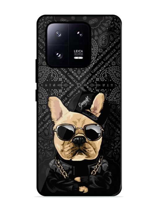 Gangsta Cool Sunmetales Dog Glossy Metal Phone Cover for Xiaomi Mi 13 Pro (5G) Zapvi