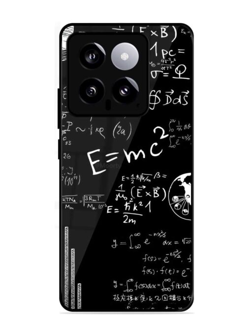 E=Mc2 Mass?Energy Equivalence Glossy Metal Phone Cover for Xiaomi Mi 14 (5G)