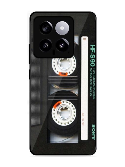 Sony Hf-S90 Cassette Glossy Metal Phone Cover for Xiaomi Mi 14 (5G) Zapvi