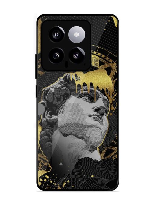 Roman Face Glossy Metal Phone Cover for Xiaomi Mi 14 (5G) Zapvi