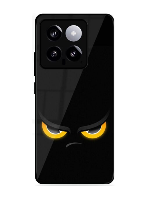 Scary Yellow Eye Glossy Metal TPU Phone Cover for Xiaomi Mi 14 (5G) Zapvi