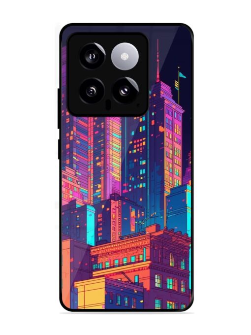 City View Glossy Metal Phone Cover for Xiaomi Mi 14 (5G) Zapvi