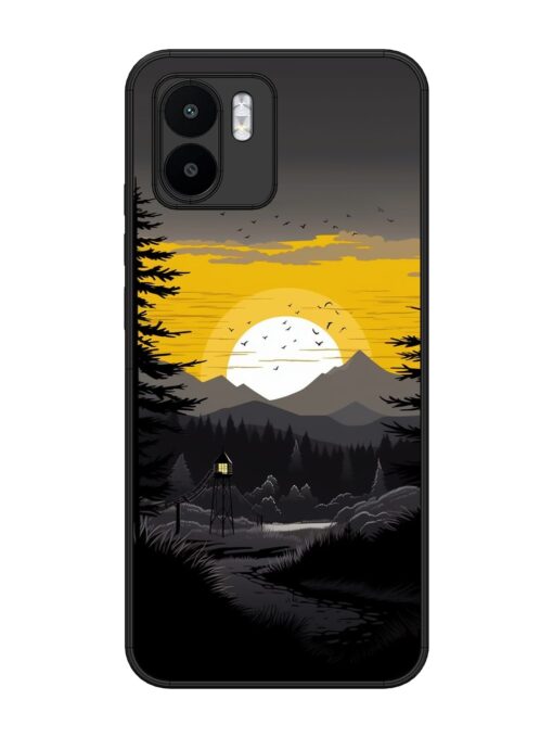 Sunset Vector Glossy Metal Phone Cover for Xiaomi Mi A1 Zapvi