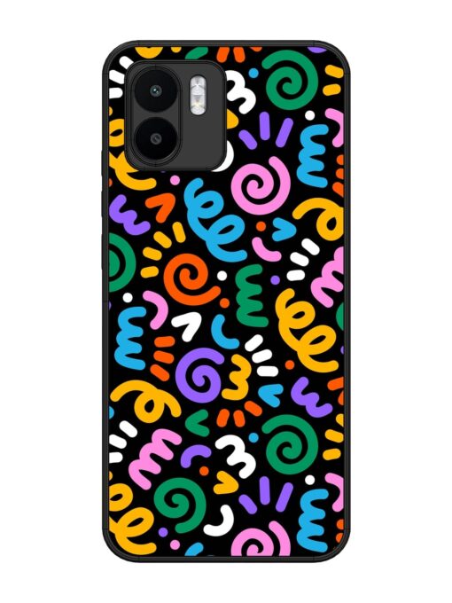 Colorful Seamless Vector Glossy Metal Phone Cover for Xiaomi Mi A1 Zapvi