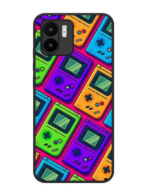 Game Seamless Pattern Glossy Metal Phone Cover for Xiaomi Mi A1 Zapvi