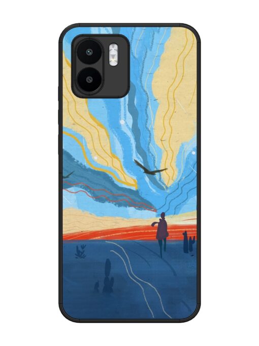 Minimal Abstract Landscape Glossy Metal Phone Cover for Xiaomi Mi A1 Zapvi