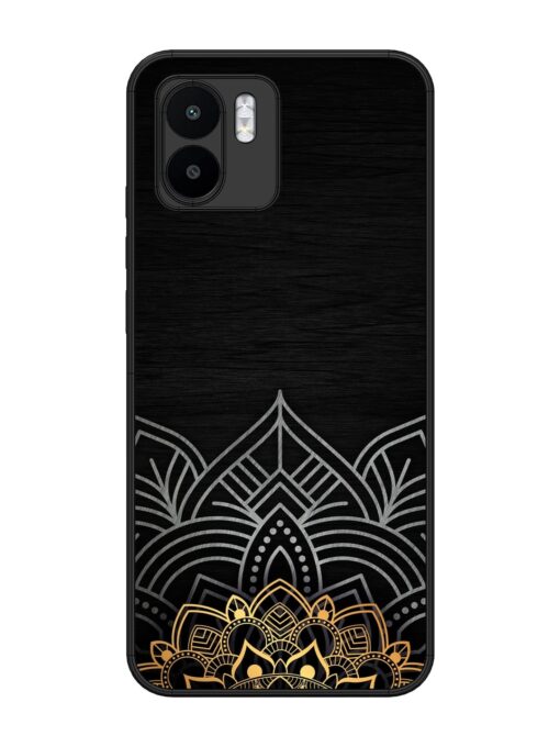 Decorative Golden Pattern Glossy Metal Phone Cover for Xiaomi Mi A1