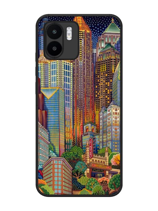 Cityscapes Art Glossy Metal Phone Cover for Xiaomi Mi A1