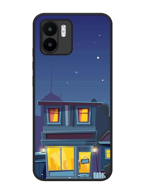 Vector Night House Glossy Metal Phone Cover for Xiaomi Mi A1 Zapvi