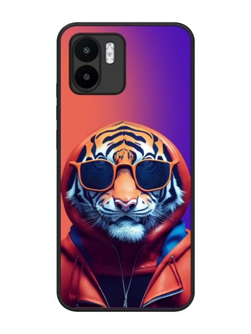 Tiger Animation Glossy Metal Phone Cover for Xiaomi Mi A1