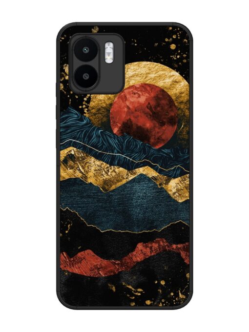 Gold Painting View Glossy Metal Phone Cover for Xiaomi Mi A1 Zapvi