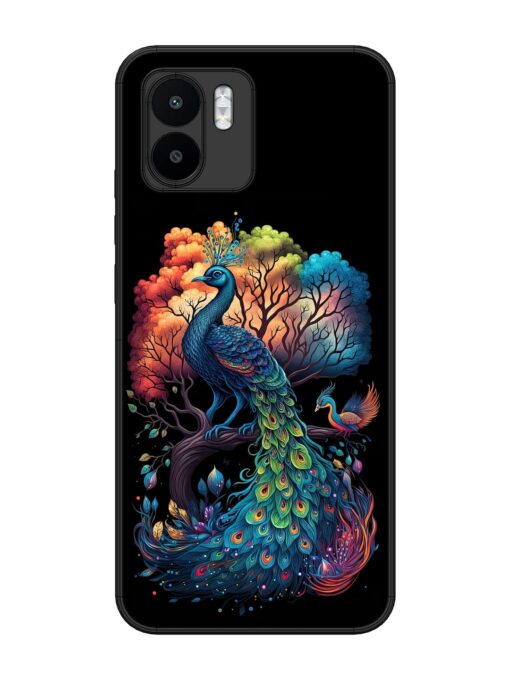 Peacock Tree Art Glossy Metal Phone Cover for Xiaomi Mi A1 Zapvi