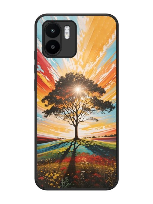 Abstract Tree Colorful Art Glossy Metal Phone Cover for Xiaomi Mi A1 Zapvi