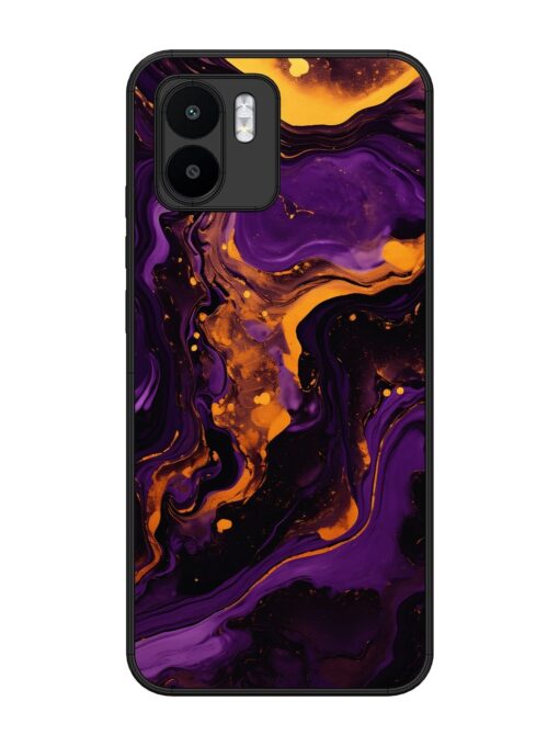 Painting Of A Purple Glossy Metal Phone Cover for Xiaomi Mi A1