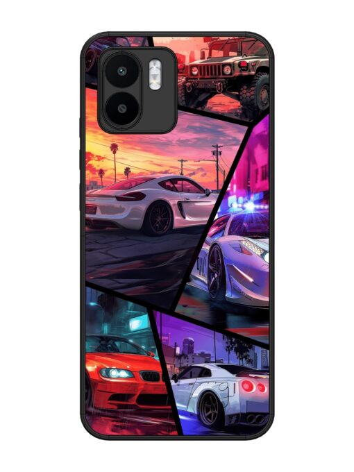 Ride In Pixels Glossy Metal Phone Cover for Xiaomi Mi A1