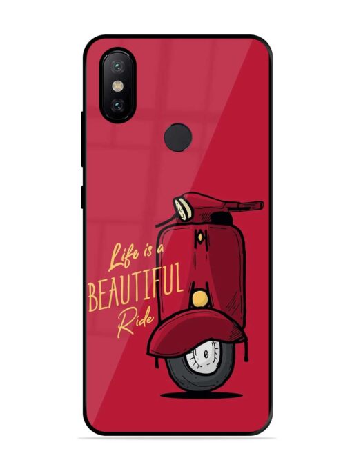 Life Is Beautiful Rides Glossy Metal Phone Cover for Xiaomi Mi A2 Zapvi