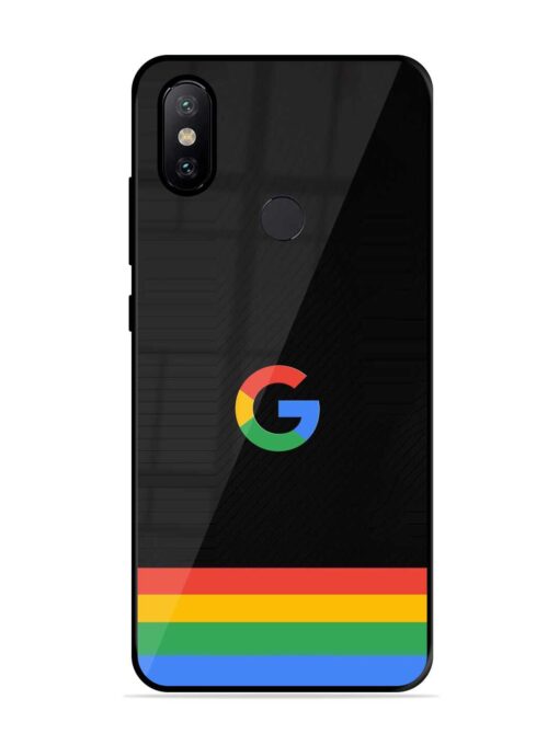 Google Logo Art Glossy Metal Phone Cover for Xiaomi Mi A2 Zapvi