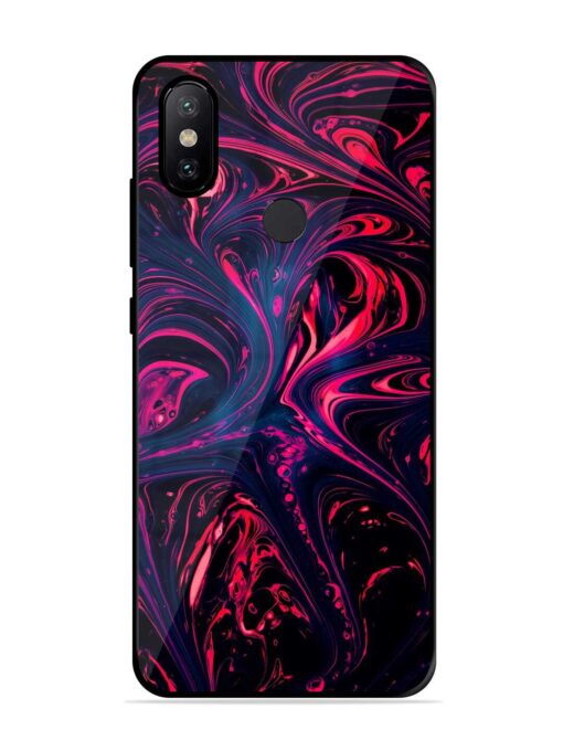 Abstract Background Glossy Metal Phone Cover for Xiaomi Mi A2 Zapvi