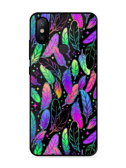 Bright Multi Colored Seamless Glossy Metal Phone Cover for Xiaomi Mi A2 Zapvi