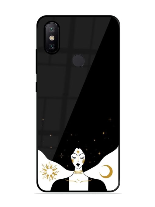 Mystical Vector Vintage Glossy Metal TPU Phone Cover for Xiaomi Mi A2